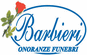 Pompe Funebri Barbieri 1º Impresa Vigezzina dal 1965 logo