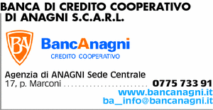 Banca Di Credito Cooperativo Di Anagni Piazza Marconi 17